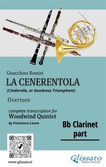 Bb Clarinet part of "La Cenerentola" for Woodwind Quintet.  a cura di Francesco Leone