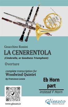 French Horn in Eb part of "La Cenerentola" for Woodwind Quintet.  a cura di Francesco Leone