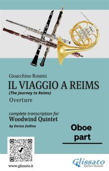 Oboe part of "Il viaggio a Reims" for Woodwind Quintet.  Gioacchino Rossini