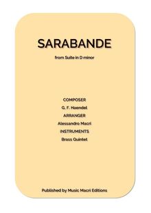 Sarabande from Suite in D minor by G. F. Haendel.  Alessandro Macr