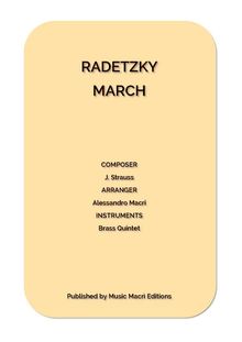 RADETZKY MARCH by J. Strauss.  Alessandro Macr