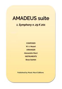 AMADEUS suite - 1. Symphony n. 29.  Alesandro Macr