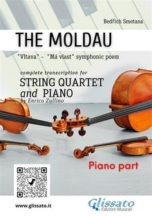 Piano part of "The Moldau" for String Quartet and Piano.  a cura di Enrico Zullino