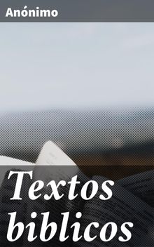 Textos biblicos.  Annimo