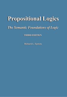 Propositional Logics  3rd edition.  Richard L Epstein