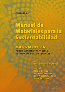 MANUAL DE MATERIALES PARA LA SUSTENTABILIDAD.  Guillermo Canale