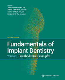 Fundamentals of Implant Dentistry, Second Edition.  Benjamin M. Wu