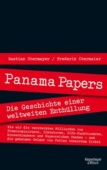 Panama Papers.  Bastian Obermayer