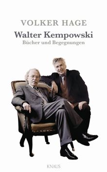 Walter Kempowski.  Volker Hage