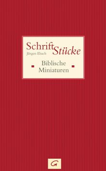 Schrift-Stcke.  Jrgen Ebach