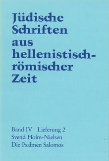 Die Psalmen Salomos.  Svend Holm-Nielsen