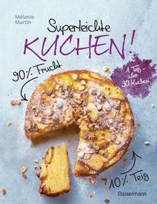 Superleichte Kuchen! 90% Frucht, 10% Teig. ber 30 einfache Kuchenrezepte mit einem Grundteig.  Mlanie Martin