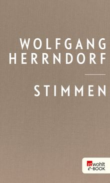 Stimmen.  Wolfgang Herrndorf