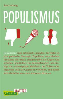 Carlsen Klartext: Populismus.  Jan Ludwig