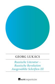 Russische Literatur  Russische Revolution.  Georg Lukcs