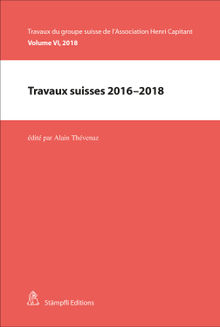 Travaux suisses 2016-2018.  Alain Thvenaz