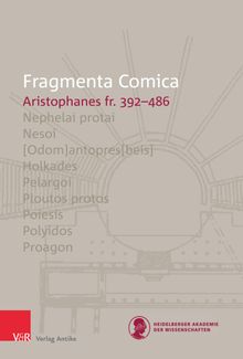 FrC 10.7 Aristophanes fr. 392-486.  Maria Cristina Torchio