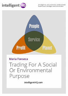 Trading For A Social Or Environmental Purpose.  IntelligentHQ.com