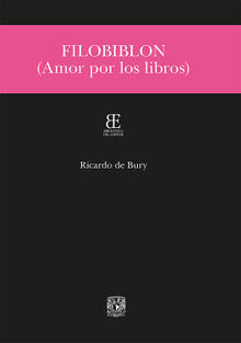 Filobiblon.  Ricardo de Bury