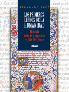 Los primeros libros de la humanidad.  Fernando Bez