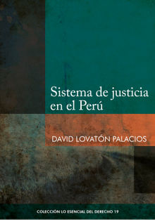 Sistema de justicia en el Per.  David Lovatn Palacios