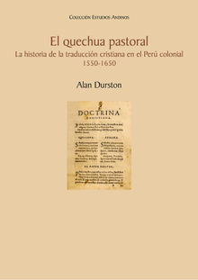 El quechua pastoral.  Alan Durston