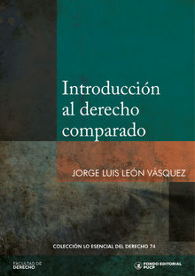 Introduccin al derecho comparado.  Jorge Luis Len Vsquez
