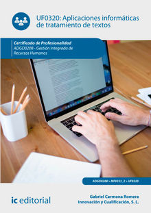 Aplicaciones informticas de tratamiento de textos. ADGD0208.  Innovacin y Cualificacin S. L.