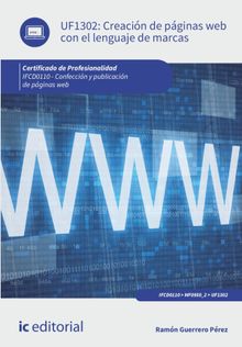 Creacin de pginas web con el lenguaje de marcas. IFCD0110.  Ramn Guerrero Prez