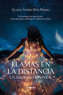 Llamas en la distancia.  Gladys Yesmin Daz Perera