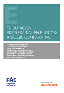 Tributacin empresarial en Burgos: anlisis comparativo.  Jos Luis Pea Alonso