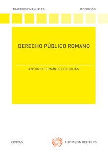 Derecho Pblico Romano.  Antonio Fernndez Bujn Fernndez