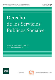 Derecho de los Servicios Pblicos Sociales.  Sara Medina Gonzlez