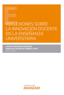 Reflexiones sobre la innovacin docente en la enseanza universitaria.  Mara de las Nieves Jimnez Lpez