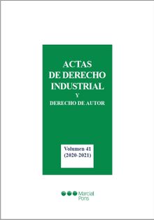 Actas de Derecho Industrial y Derecho de Autor.  Anxo Tato Plaza