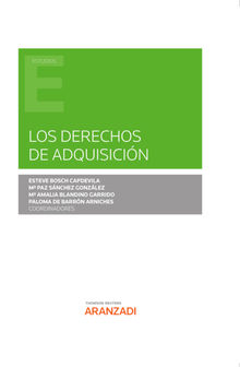 Los derechos de adquisicin.  M Paz Snchez Gonzlez