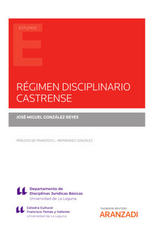 Rgimen disciplinario castrense.  Jos Miguel Gonzlez Reyes 