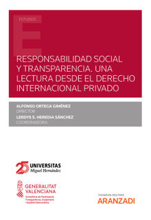 Responsabilidad social y transparencia. Una lectura desde el Derecho internacional privado.  Alfonso Ortega Gimnez