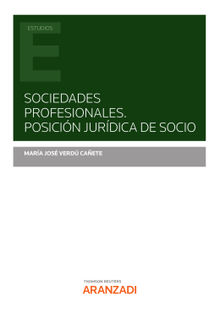 Sociedades Profesionales. Posicin jurdica de socio.  Mara Jos Verd Caete