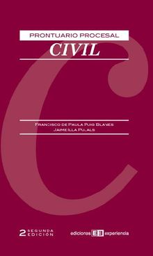 Prontuario Procesal Civil.  Jaime Illa Pujals