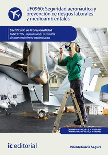 Seguridad aeronutica y prevencin de riesgos laborales y medioambientales. TMVO0109.  Vicente Garca Segura
