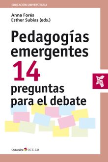 Pedagogas emergentes.  Esther Subias Vallecillo