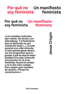 Por qu no soy feminista.  Inga Pellisa