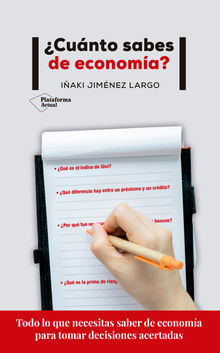 Cunto sabes de economa?.  Iaki Jimnez Largo