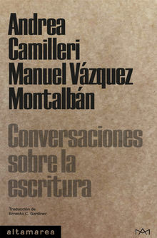 Conversaciones sobre la escritura.  Ernesto C. Gardiner