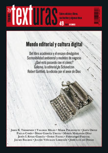 Texturas 49: Mundo editorial y cultura digital.  Julin Viuales Lorenzo