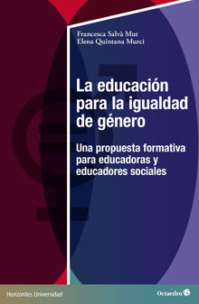 La educacin para la igualdad de gnero.  Francesca Salv Mut