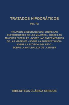 Tratados hipocrticos IV.  Lourdes Sanz Mingote