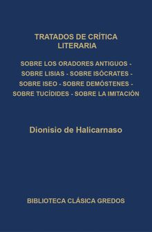 Tratados de crtica literaria.  Juan Pedro Oliver Segura