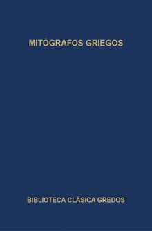 Mitgrafos griegos.  Jos B. Torres Guerra